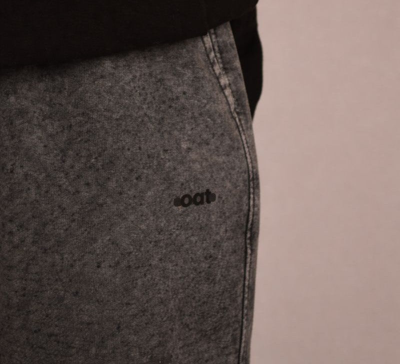 oat sweatpants — washed grey