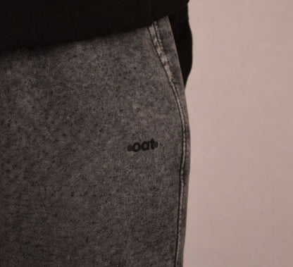 oat sweatpants — washed grey