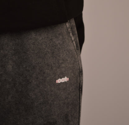 oat sweatpants — washed grey