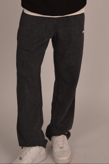 oat sweatpants — washed grey