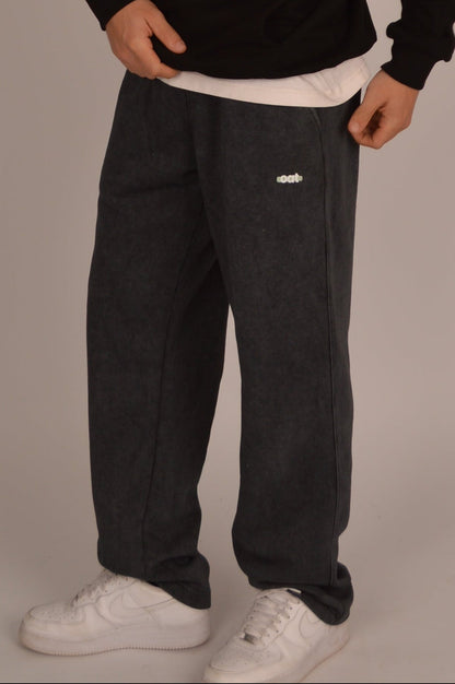 oat sweatpants — washed grey
