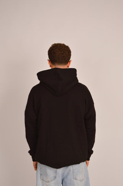 oat hoodie - black