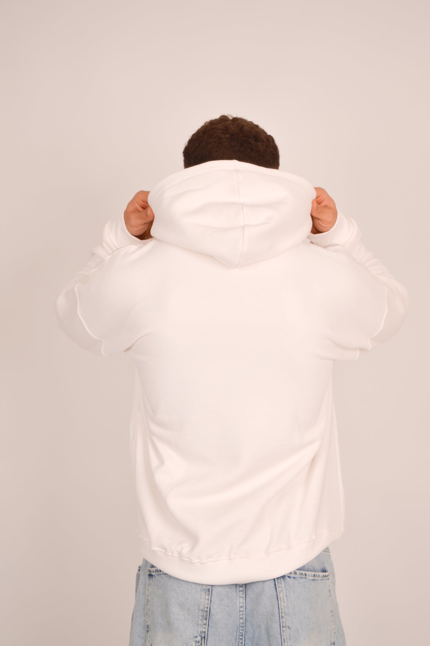 oat hoodie - white