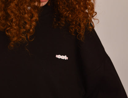 oat hoodie - black