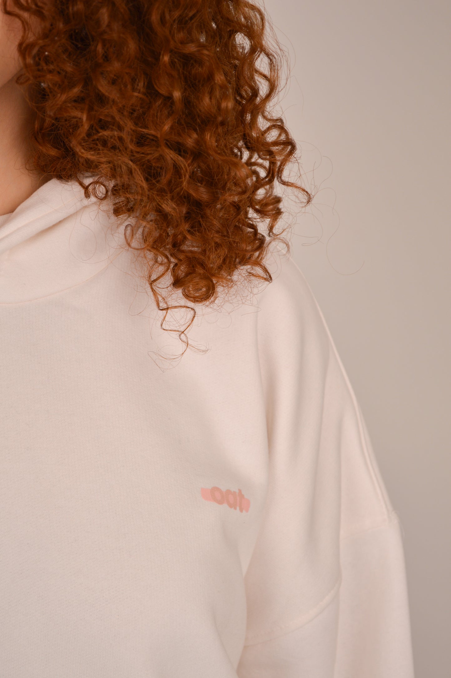 oat hoodie - white